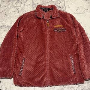 Simply Southern Pink Rust Teddy Jacket